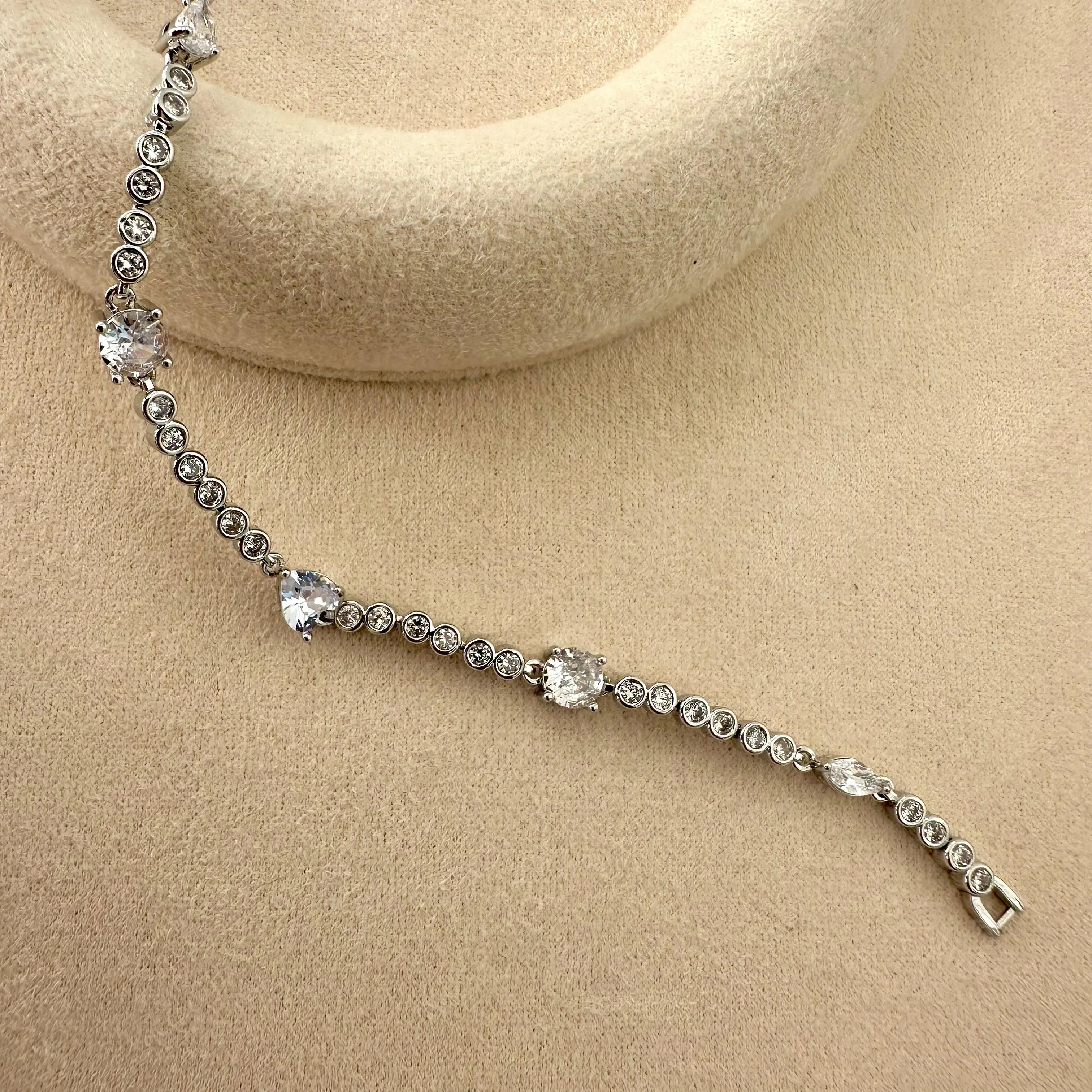GY0029 Silver Su Yolu Bileklik