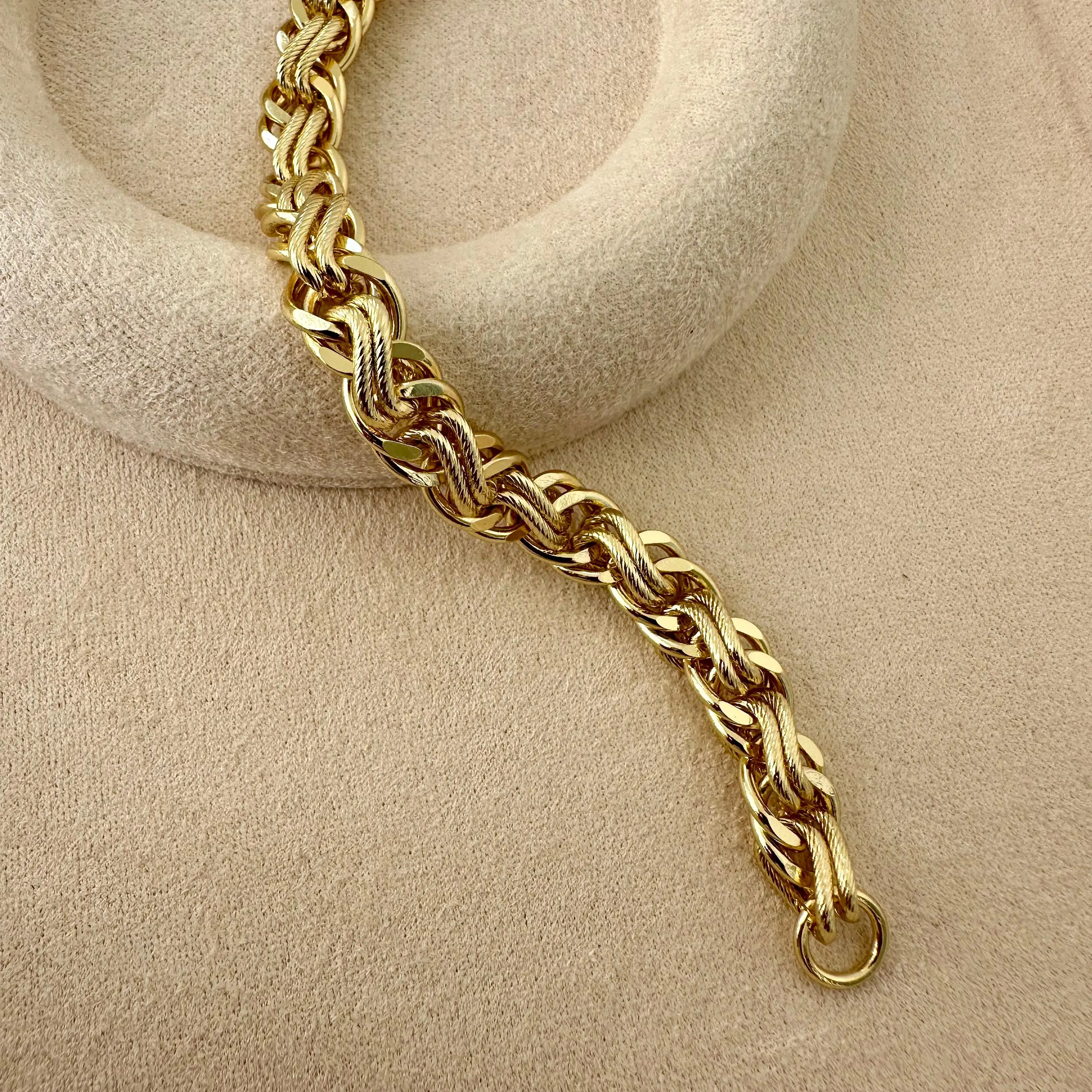 GY0045 Gold Zincir Bileklik