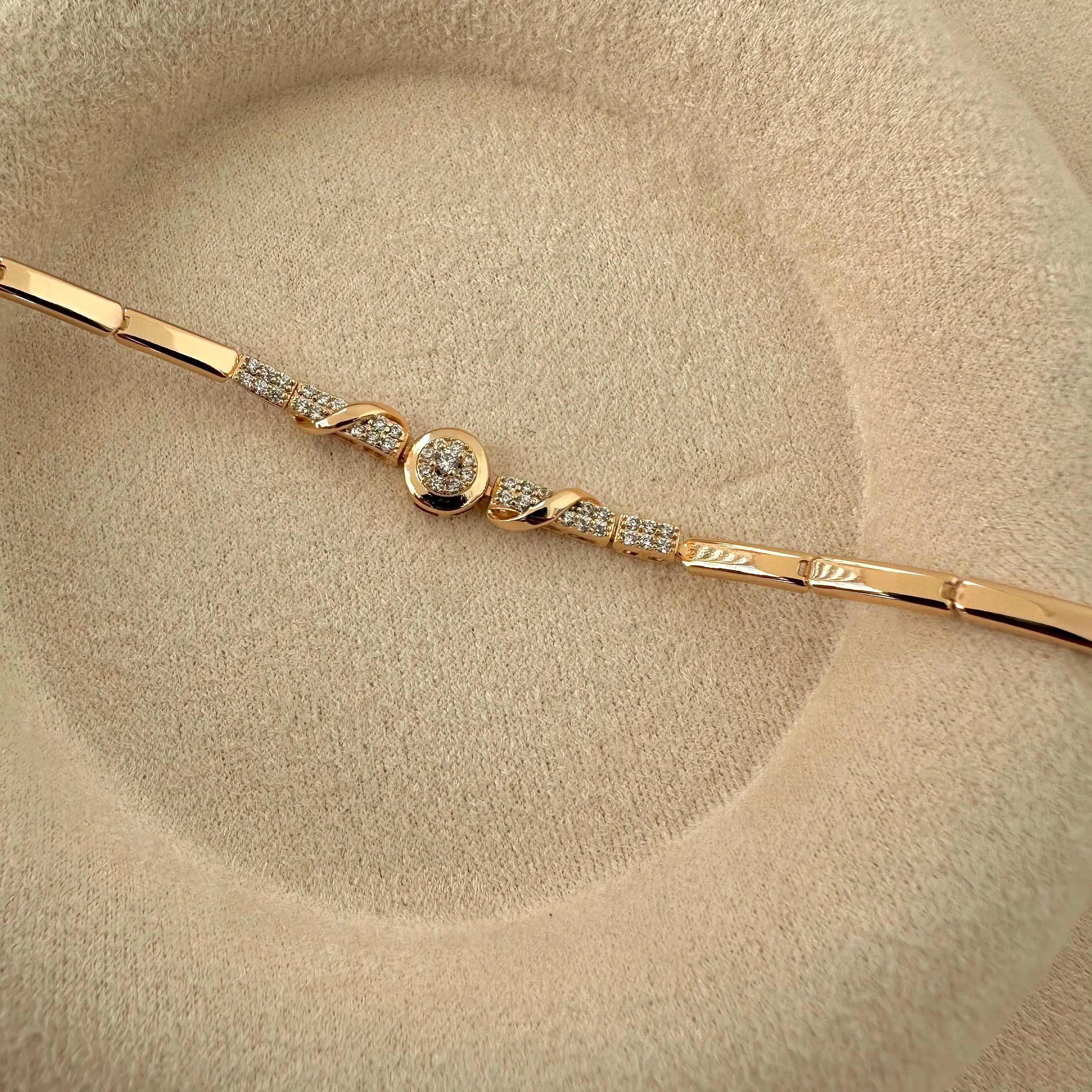 GY0071 Rose Gold Zarif Bileklik