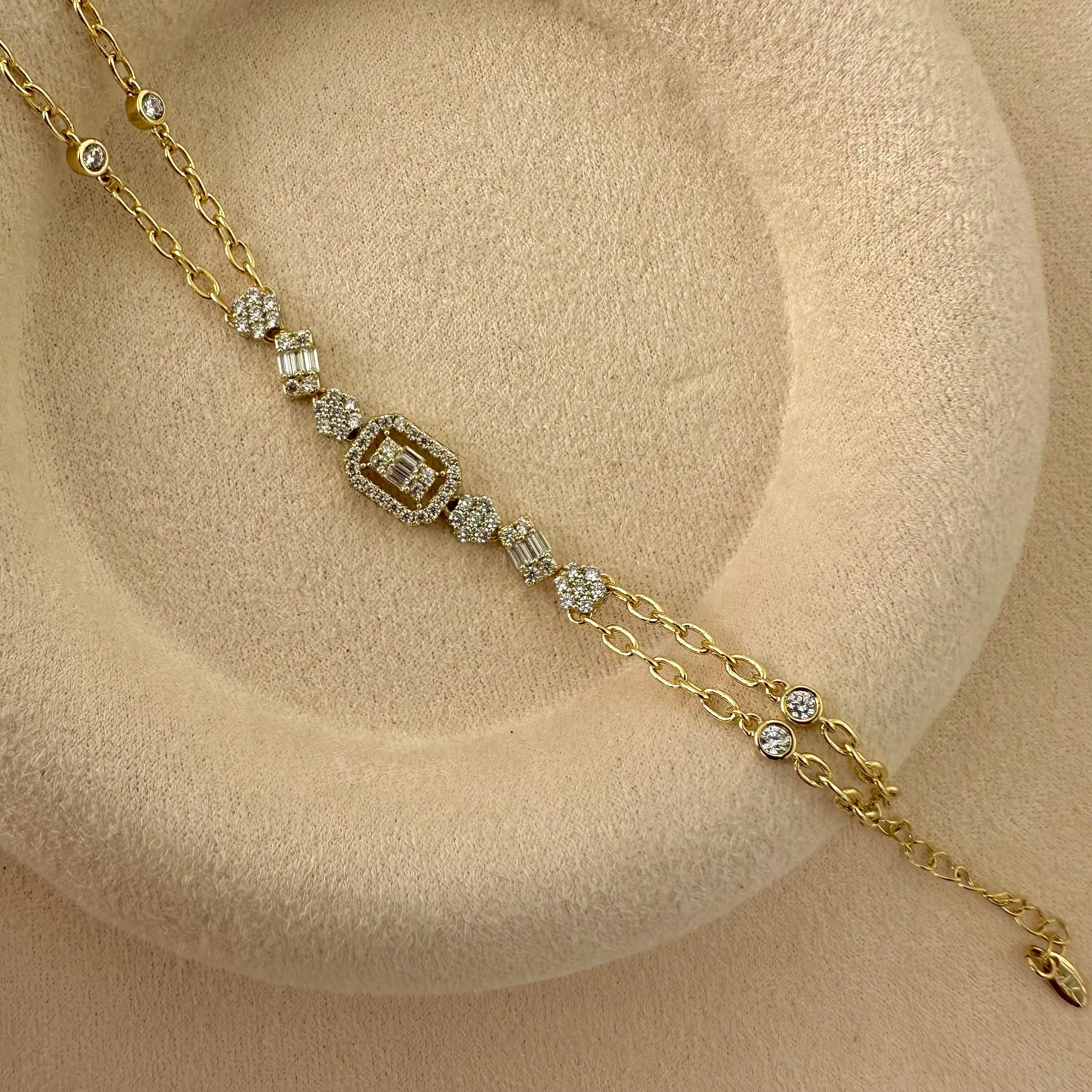 GY0090 Gold Baget Bileklik