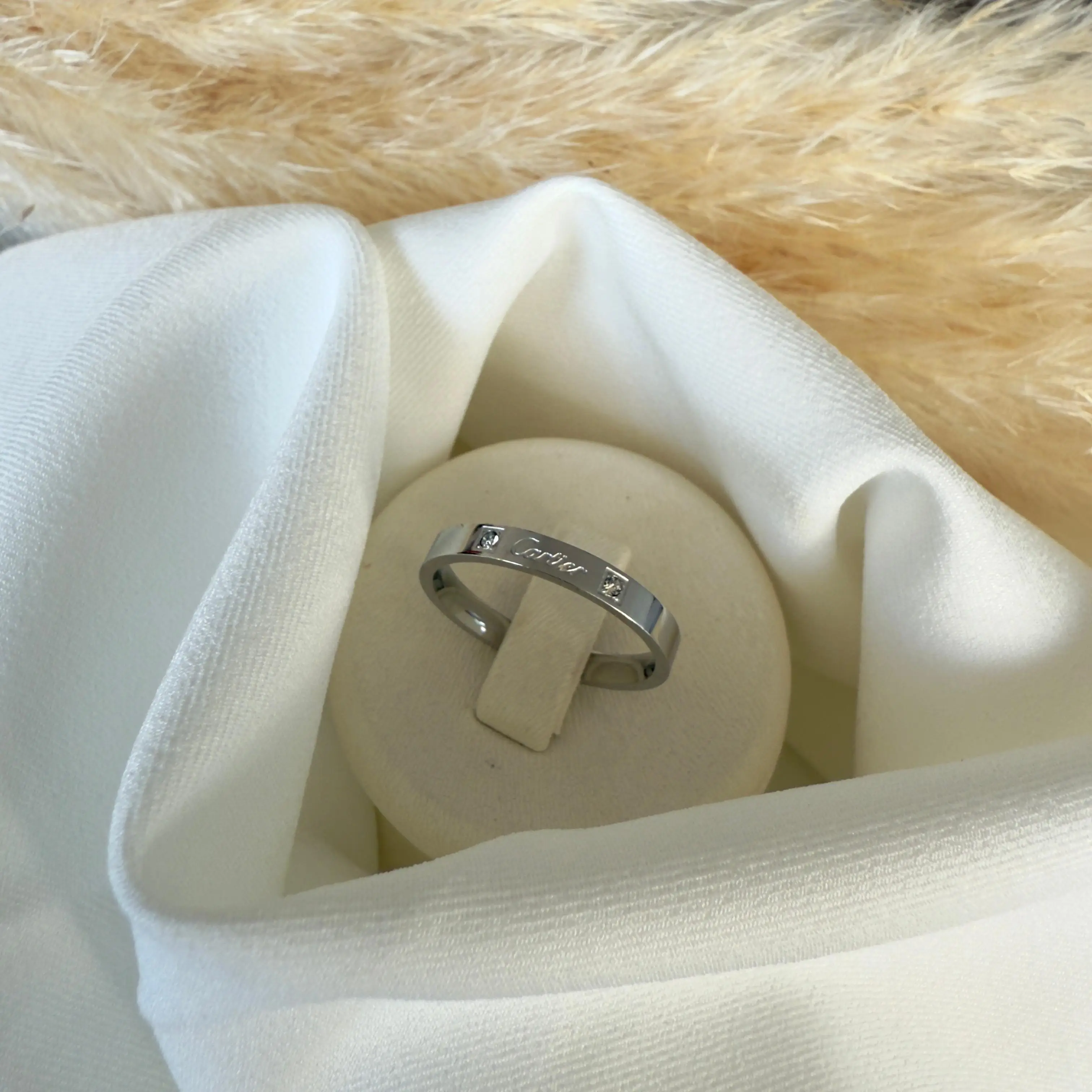 GY0081 Silver Cartier Yüzük